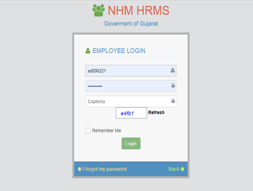 Nein HRMS login